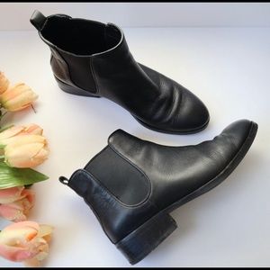 Cole Haan Chelsea Ankle Boots Landsman Elastic Leather Round Toe 9 B